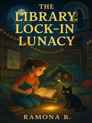 cover image of The Library Lock-In Lunacy